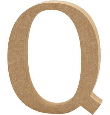 Letter Q MDF 8cm