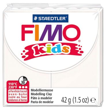 FIMO Kids Boetseerklei Wit