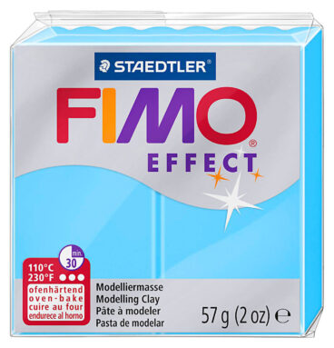 FIMO Effect Boetseerklei Neon Blauw