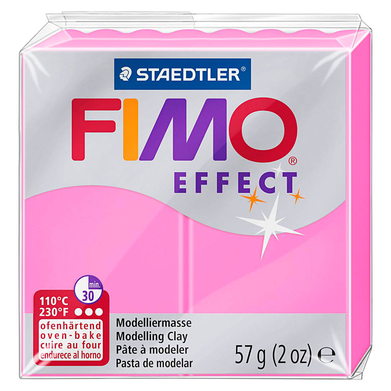 FIMO Effect Boetseerklei Neon Roze