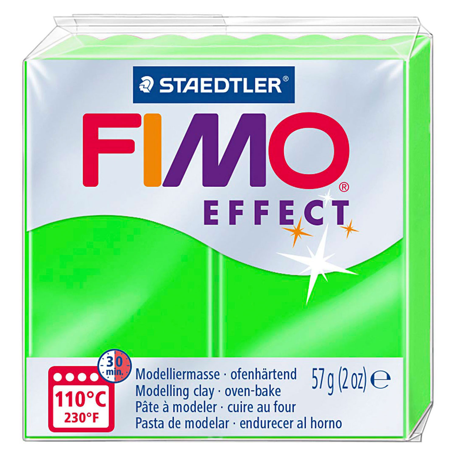 FIMO Effect Boetseerklei Neon Groen