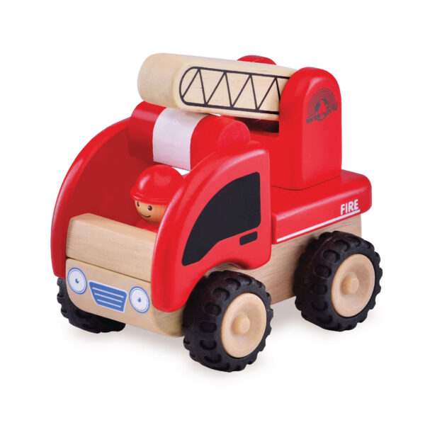 Wonderworld Houten Mini Brandweerwagen