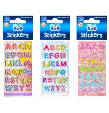 Stickervel Letters