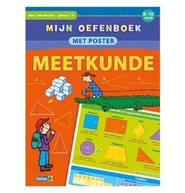 Mijn Oefenboek met Poster - Meetkunde (8-10 jaar)