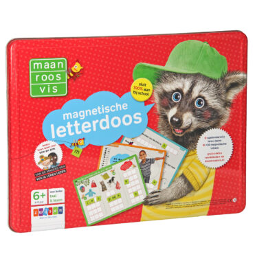 Maan Roos Vis - Magnetische Letterdoos