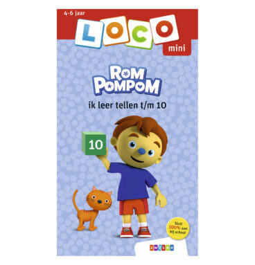 Mini Loco Rompompom - ik leer tellen t/m 10