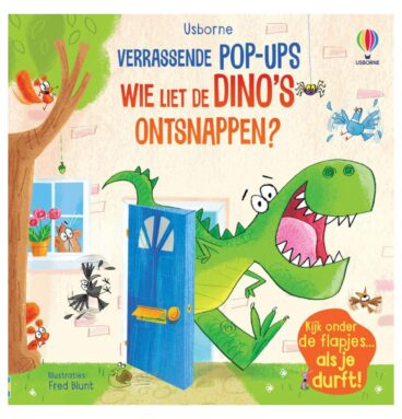 Wie liet de Dino's ontsnappen? Pop-Up Boek