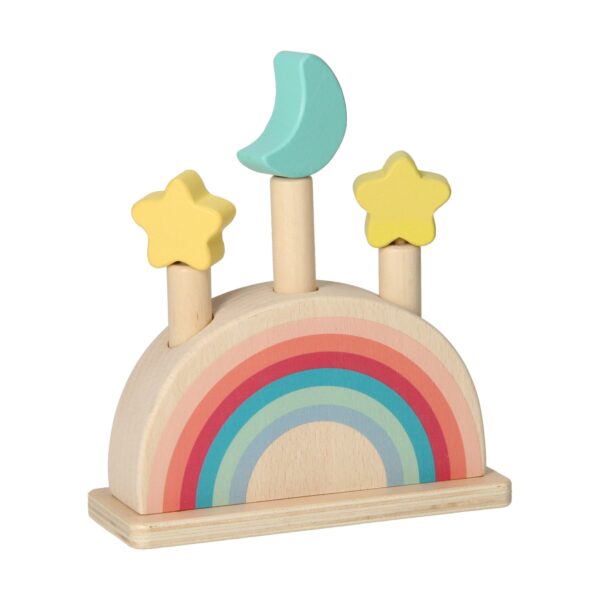 Houten Pop-up Spel - Regenboog