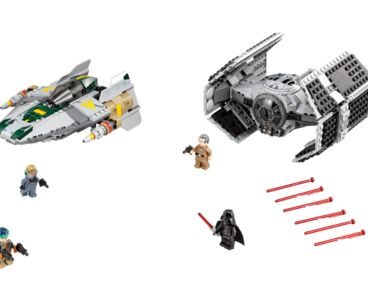 Darth Vaders TIE Advanced tegen de A-Wing Starfighter (75150)