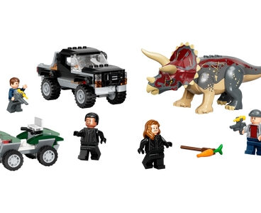 Triceratops pick-up truck hinderlaag (76950)