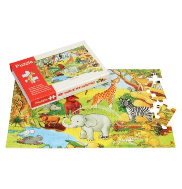 Houten Legpuzzel Wilde Dieren