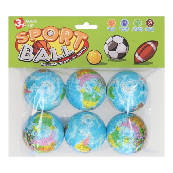 Foamballen Wereldbol