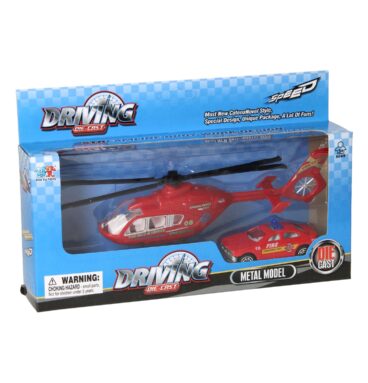 Die-cast Helikopter en Auto