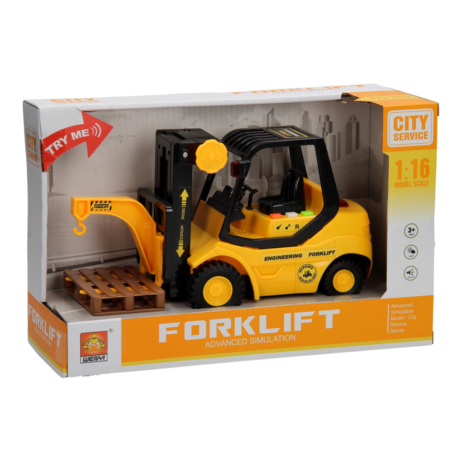 Heftruck Licht & Geluid 1:16