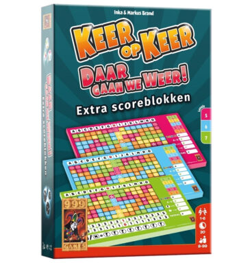 999 Games Keer Op Keer - Scoreblok Level 5/6/7 (3 Stuks)
