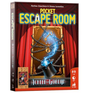 999 Games Pocket Escape Room - Achter Het Gordijn Kaartspel