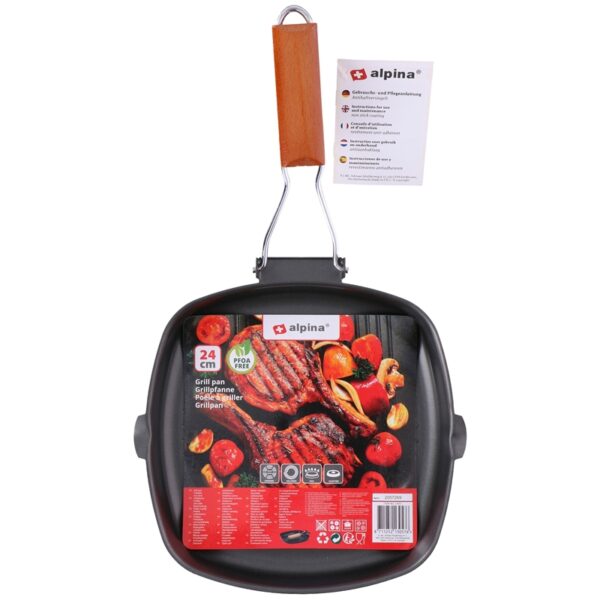 Alpina Grillpan 24cm Inklapbaar