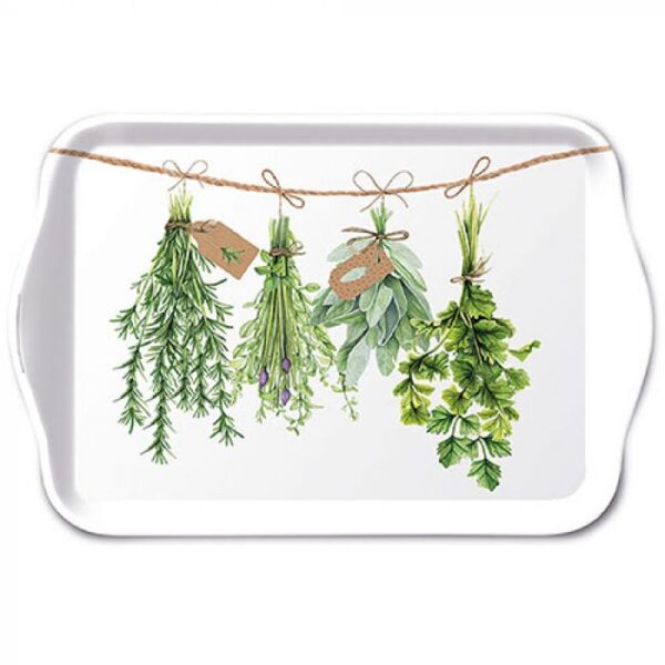 Ambiente Dienblad Melamine Fresh Herbs 13x21cm