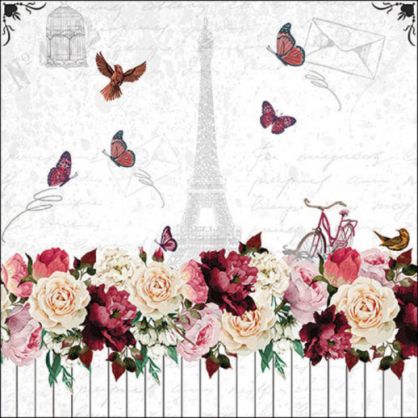 Ambiente Servetten Romantic Paris 33x33cm