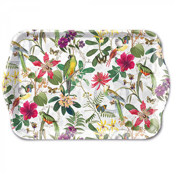 Ambiente Tray Melamine Tropical Jungle 13x21cm