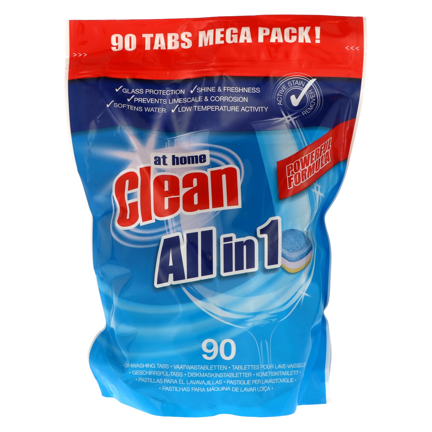 At Home Clean All-In-1 Vaatwastabletten 20gr 90pcs