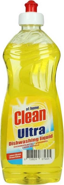 At Home Clean Ultra Afwasmiddel 500ml Lemon