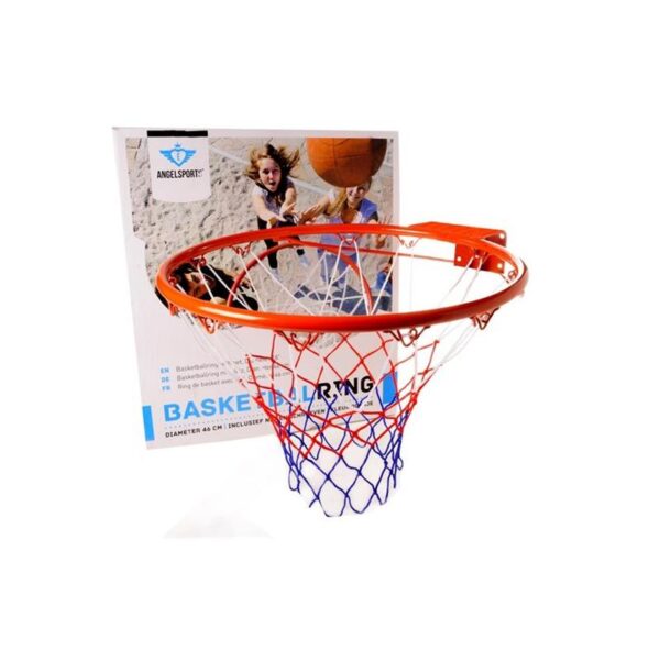 Basketbalring Oranje 46cm Exclusief Net