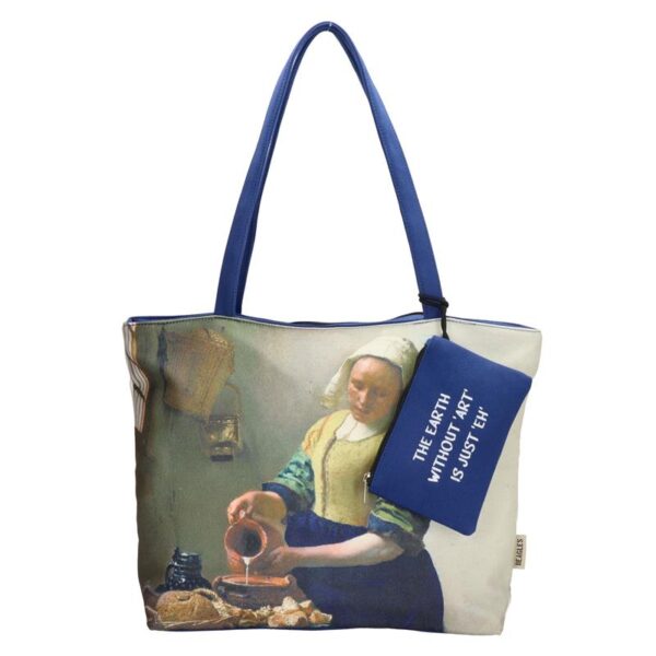 Beagles Art ShopperÂ Het Melkmeisje Polyester 44xh35