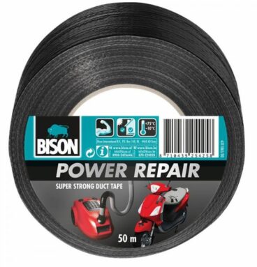 Bison Power Repair Tape Zwart 50meter X 4.8cm