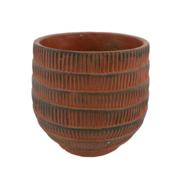 Bloempot Cissane Ø8xh7.5cm Terracotta