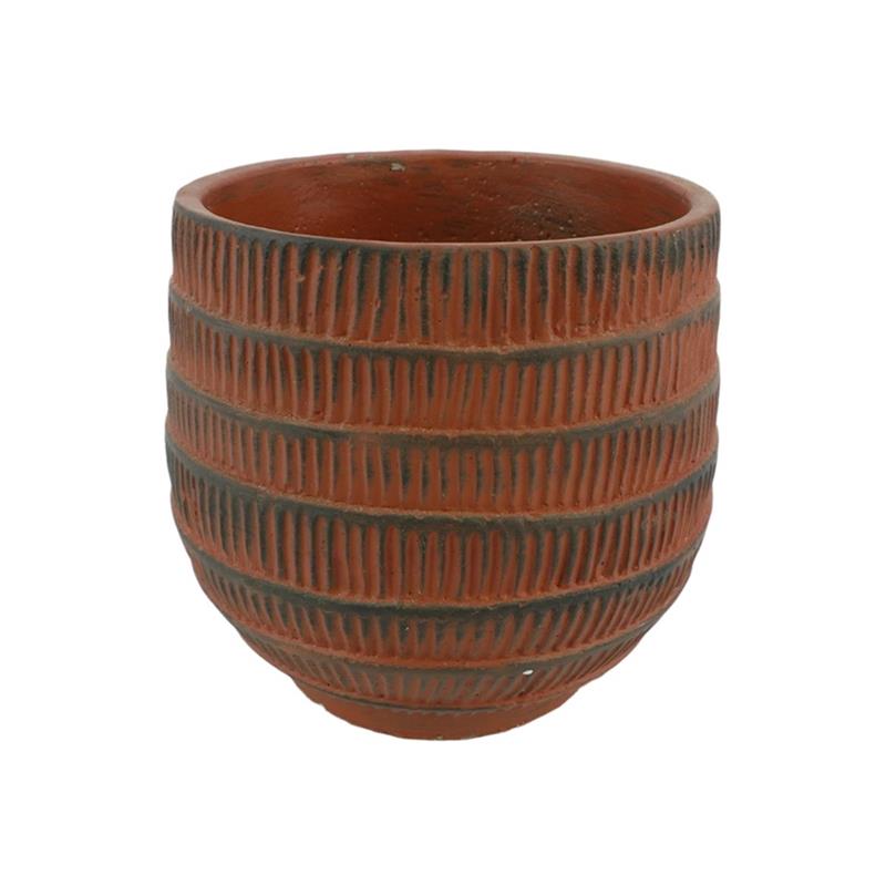 Bloempot Cissane Ø8xh7.5cm Terracotta