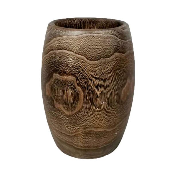 Bloempot Tamir 31cm Hout Donker Bruin