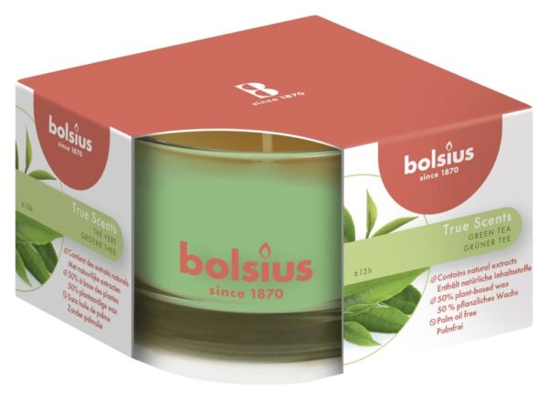 Bolsius Geurglas 50/80 True Scents Green Tea