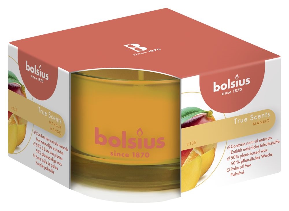 Bolsius Geurglas 50/80 True Scents Mango