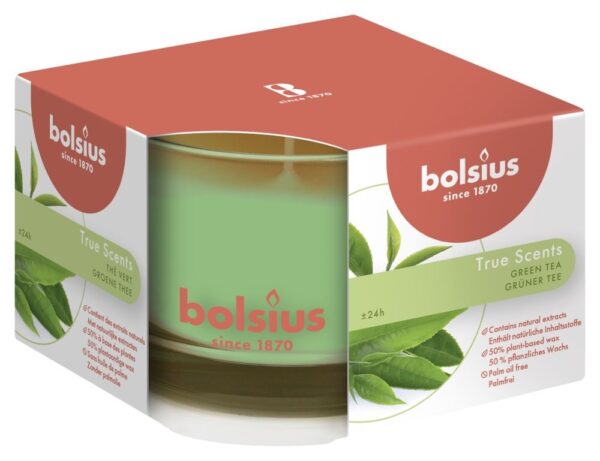 Bolsius Geurglas 63/90 True Scents Green Tea