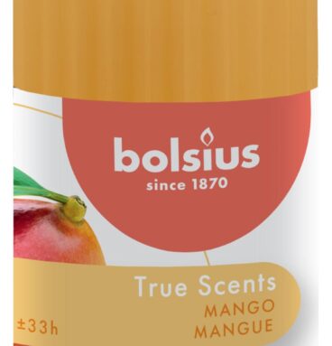 Bolsius Ribbelkaars 120/58 True Scents Mango
