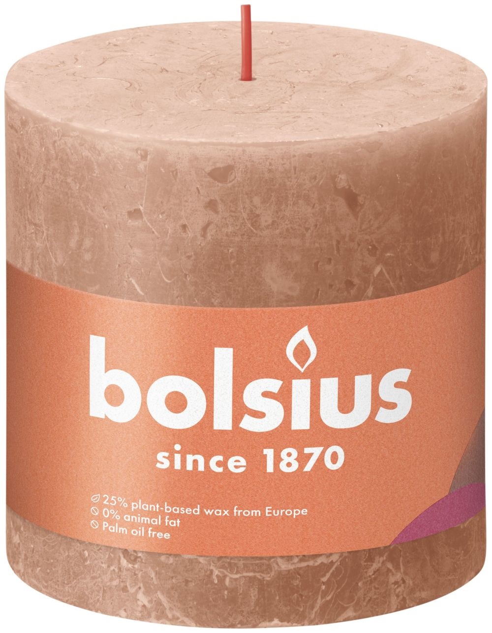 Bolsius Rustiek Stompkaars 100/100 Creamy Caramel - Romig Karame