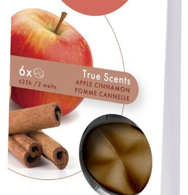Bolsius Smeltbare Geur Wax Pak A 6stuks True Scents Apple Cinnamon
