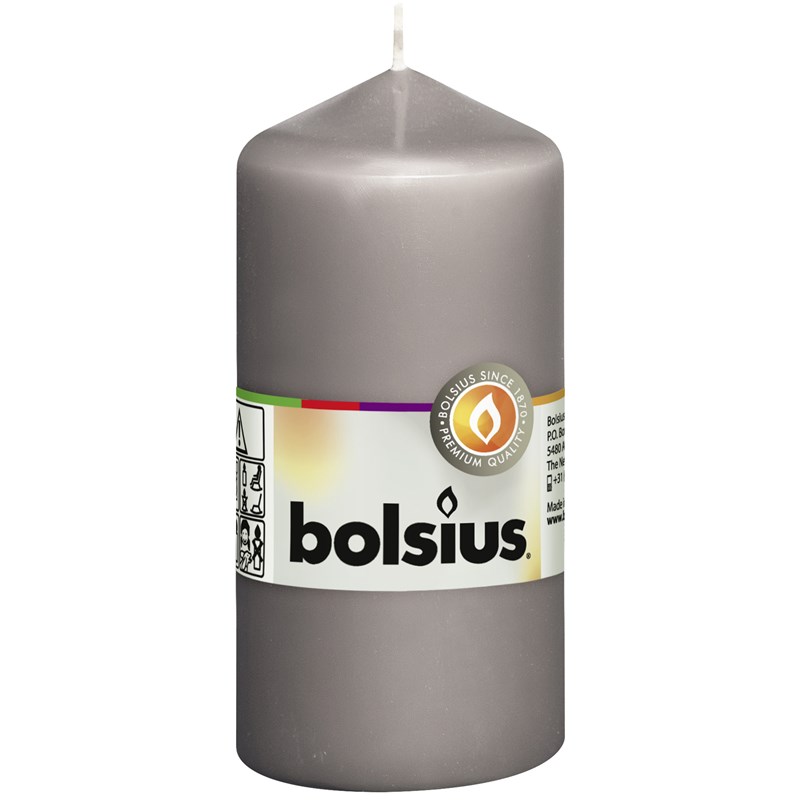 Bolsius Stompkaars 120/58 Warm Grijs