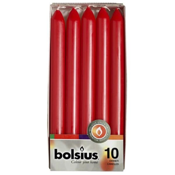 Bolsius Tafelkaars 230/20 Doos A 10 Rood