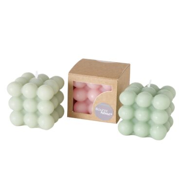 Boltze Home Kaars Kubus Met Bobbels 5