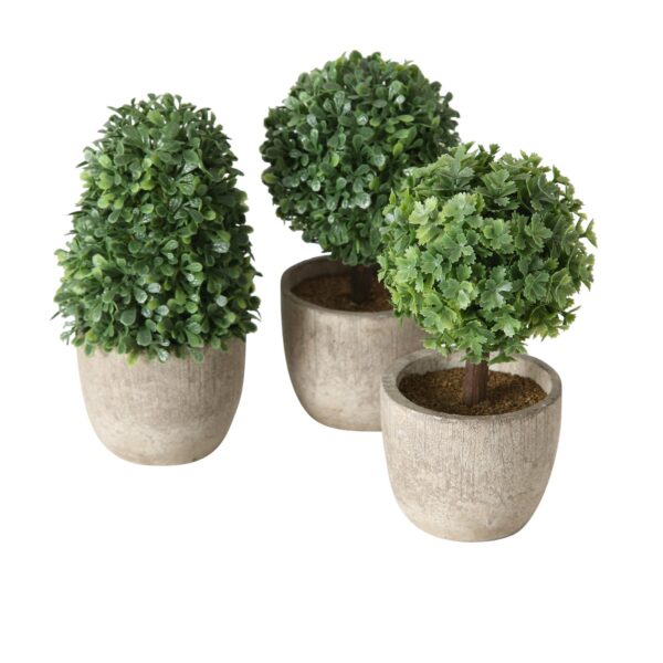 Boltze Home Kunstplant Buxus In Pot H14cm