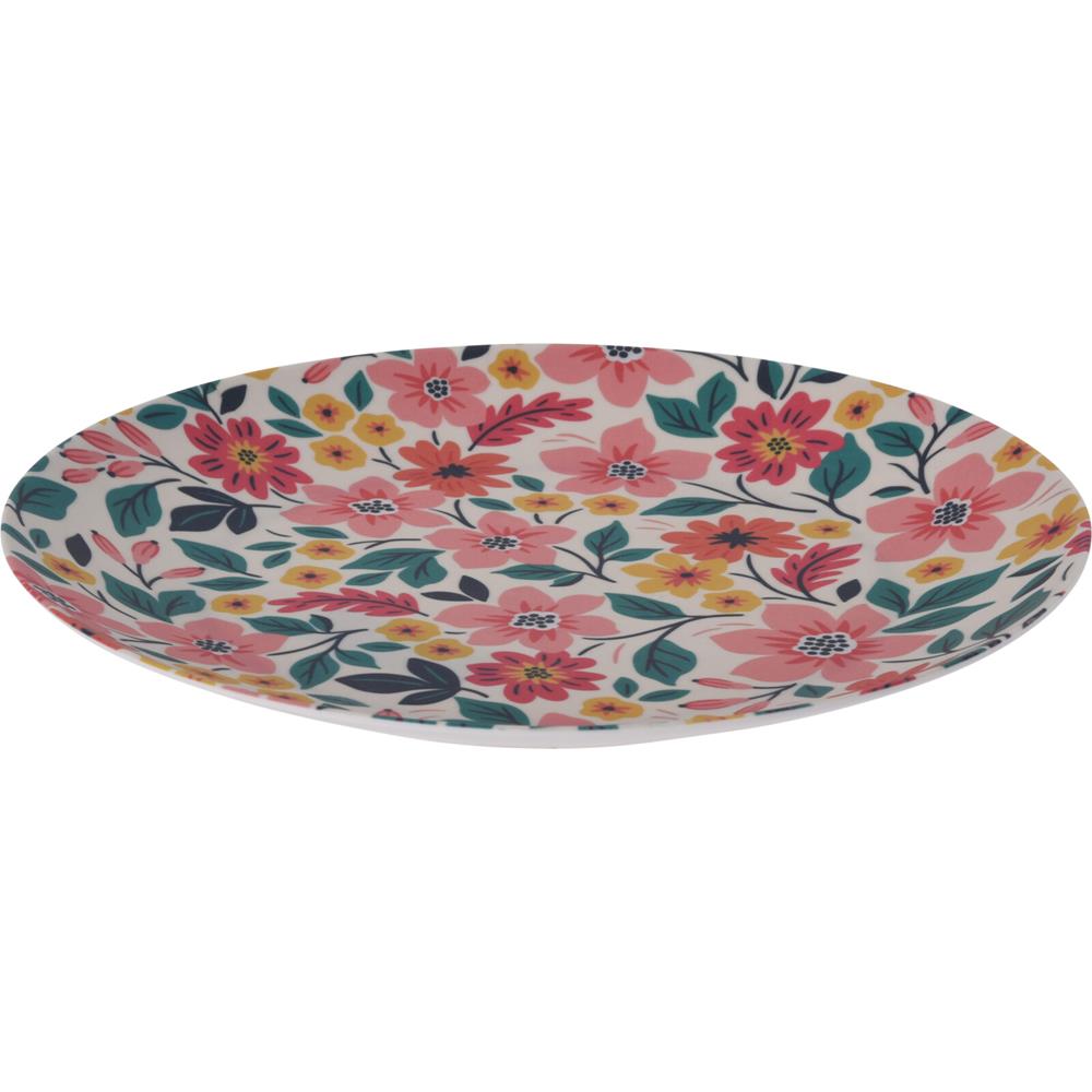 Bord Plat Melamine 25cm Verkrijgbaar In 3 Verschillende Bloemenprints