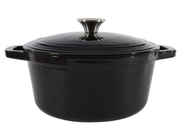 Braadpan Ø24cm Zwart Gietijzer 4