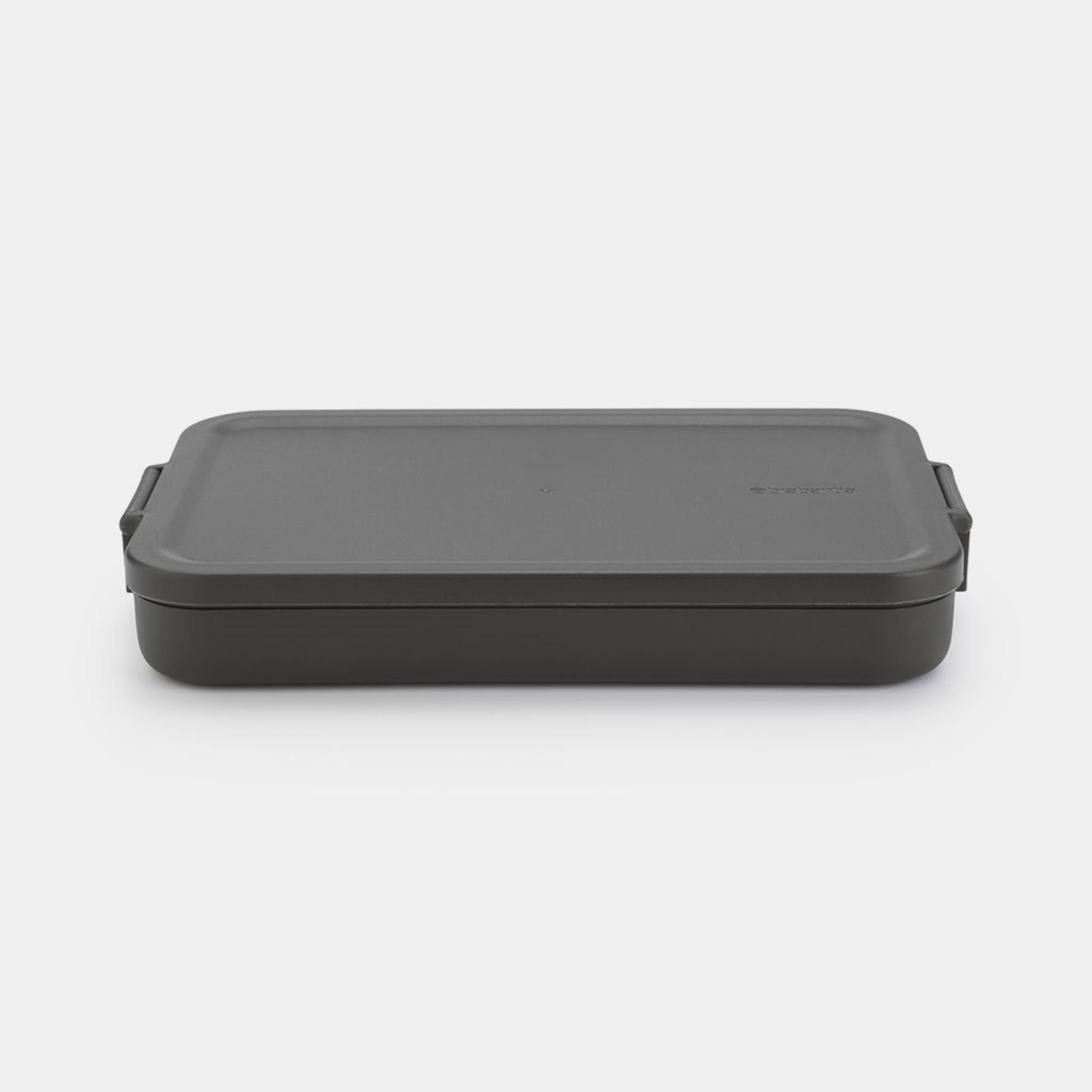 Brabantia Make & Take Lunchbox Plat Dark Grey