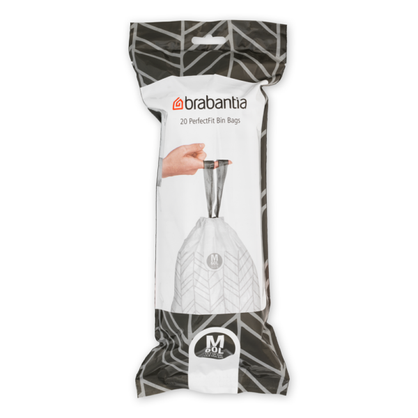 Brabantia PerfectFit 60 Liter Vuilniszakken Code M - 20 Zakken