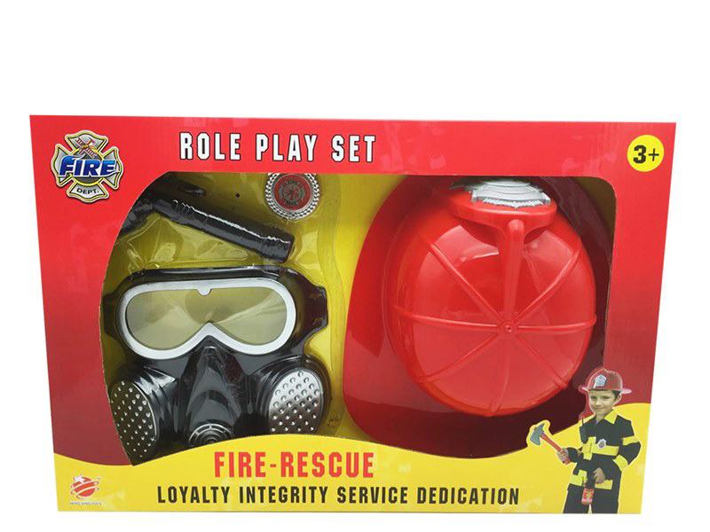 Brandweer Speelset Helm En Masker
