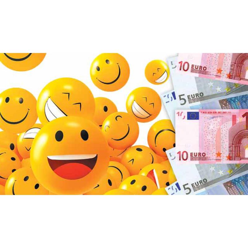 Cadeau-enveloppen Geld/smiley Pak A 10 Stuks