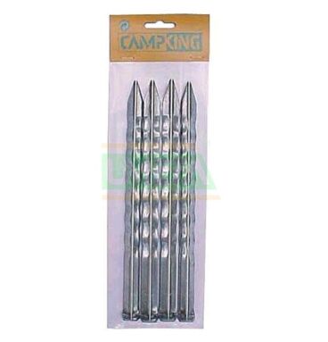 CampKing Tentharing Gekarteld 18 Cm Pak A 10 Stuks