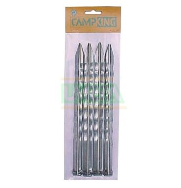 CampKing Tentharing Gekarteld 24 Cm Pak A 4 Stuks